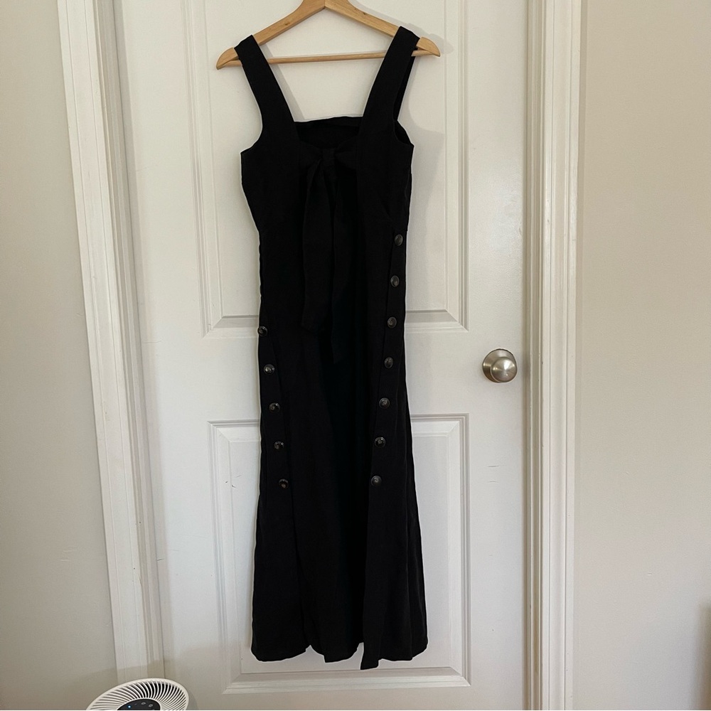 Sezane Sophie Linen Midi Dress - Picture 7 of 15